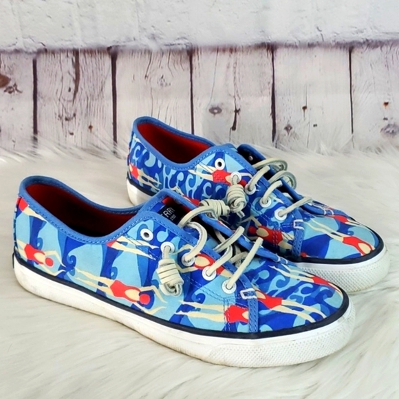 Sperry Women's Top-Sider Seacoast Swimmer Shoe Limited Edition Summer Blue 6.5 - Picture 1 of 17